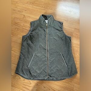 Old Navy Quilted Gray Vest